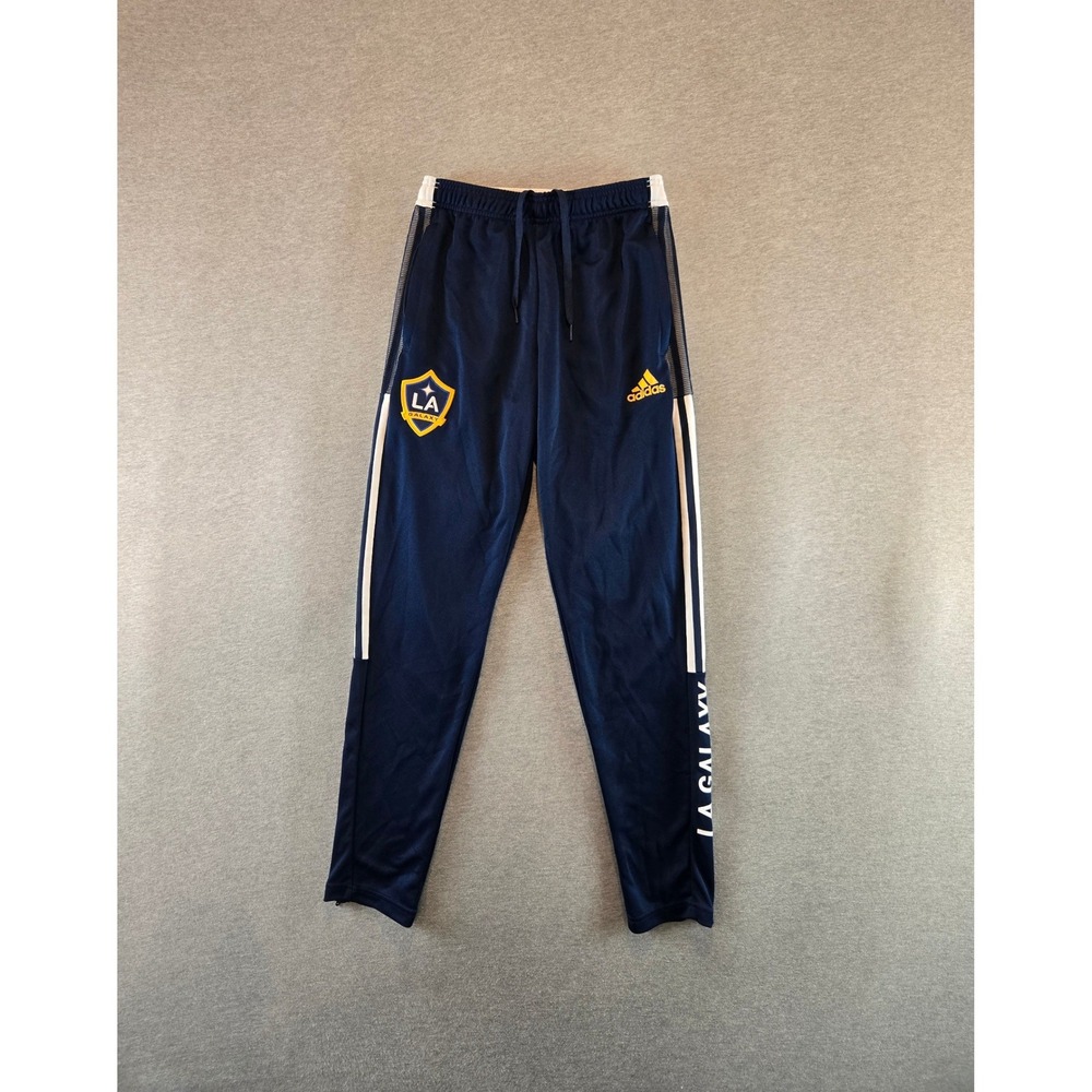 Adidas LA Galaxy Pants Mens Small Navy Blue 2021/22 Soccer Training GK9763